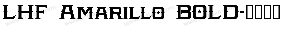LHF Amarillo BOLD字体转换